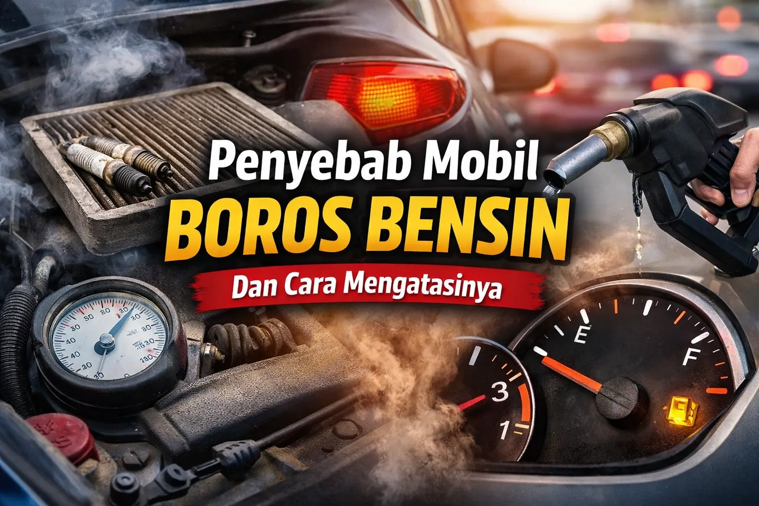 penyebab mobil boros bensin